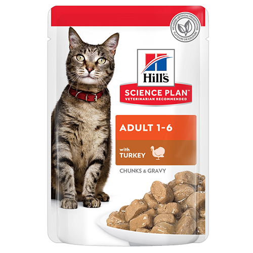 Вологий корм Hills SP Feline Adult Turkey для котів з індичкою 85г