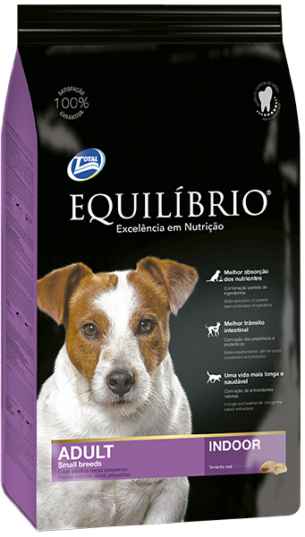 Сухий корм Equilibrio Small Indoor Breeds для собак міні та малих порід 7,5кг