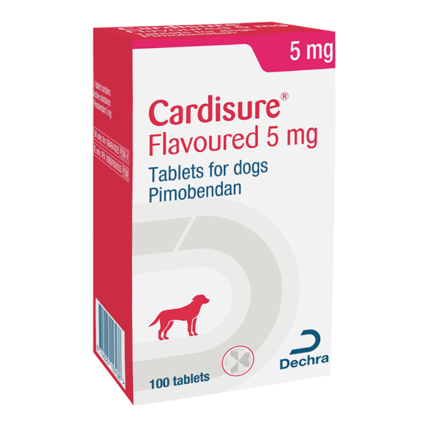 Dechra Cardisure для собак Кардішур для лікування серцевої недостатності 5мг 1таблетка