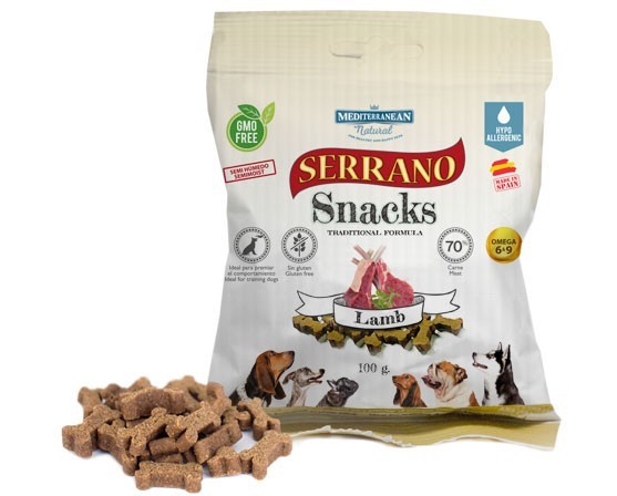Serrano Snacks Dog Adult Lamb - лакомство Серано с ягненком для собак 100 г