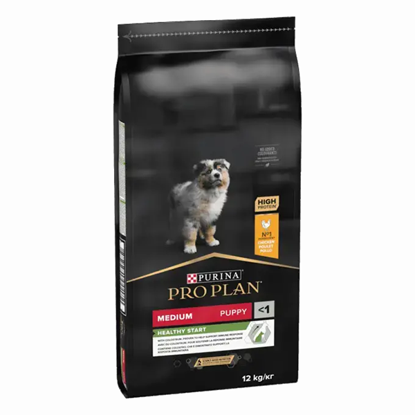 Сухой корм Purina Pro Plan Medium Puppy для щенков средних пород с курицей 12кг