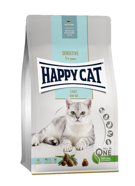 Сухий корм Happy Cat Sensitive Light для котів з зайвою вагою 10кг