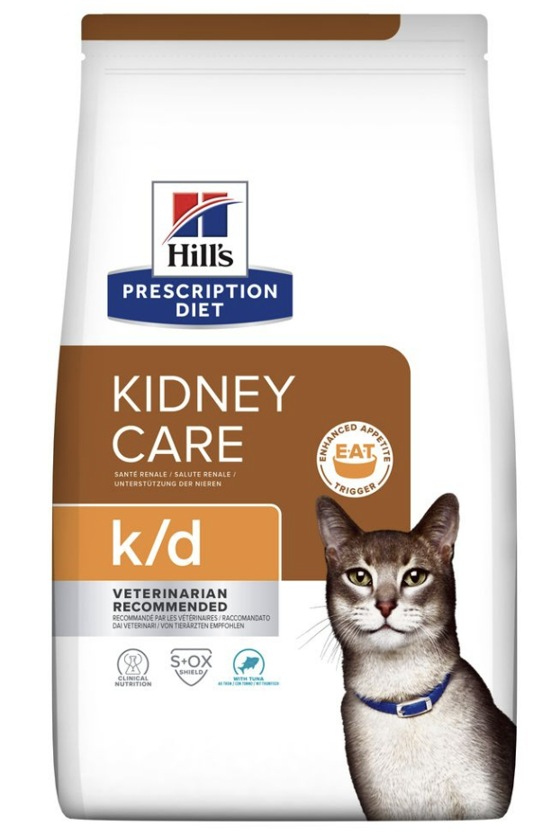 Сухий корм Hills PD k/d Kidney Care для котів призахворюваннях нирок з тунцем 1,5кг