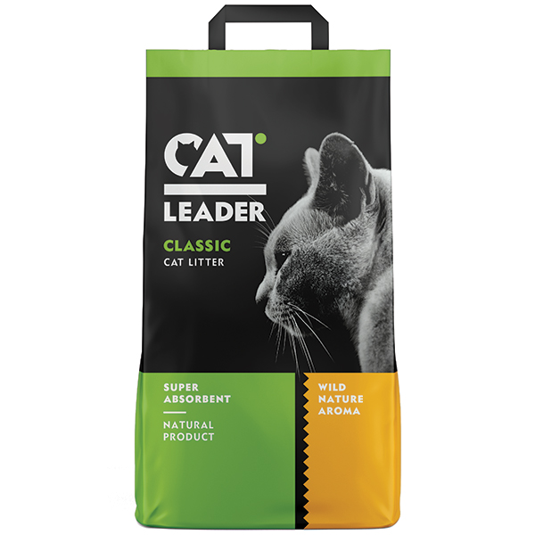 Наповнювач Cat Leader Classic Wild Nature для котів Кет Лідер Класік аромат дикої природи суперпоглинальний у туалет 5кг