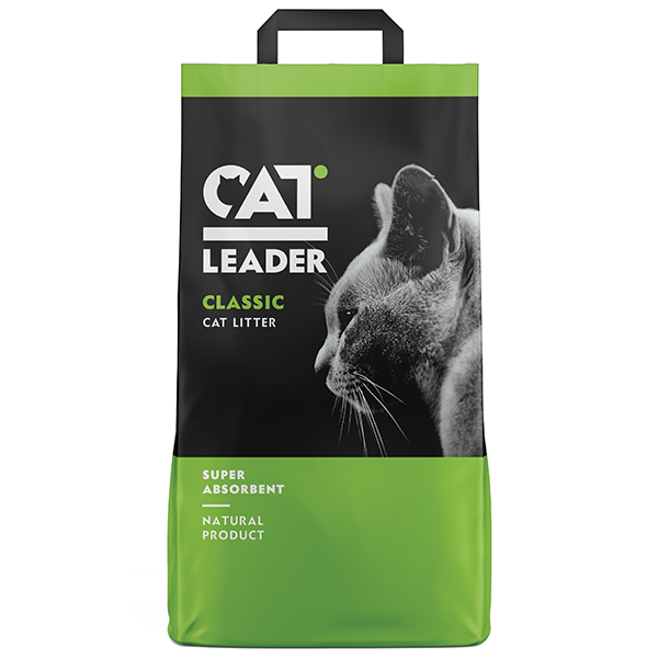 Наповнювач Cat Leader Classic для котів Кет Лідер Класік суперпоглинальний у туалет 5кг