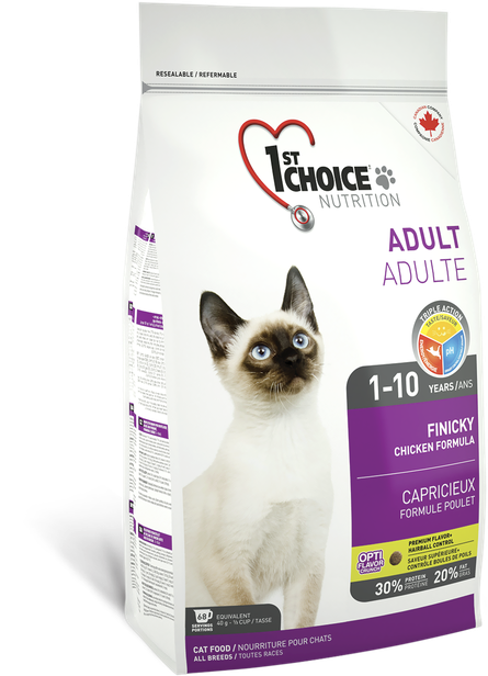 Сухий корм 1-st Choice для котів активних та вибагливих 2,72кг