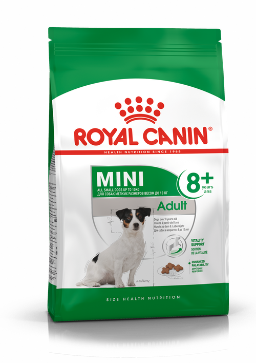 Сухий корм Royal Canin Mini Adult 8+ для дрібних собак похилого віку 800г