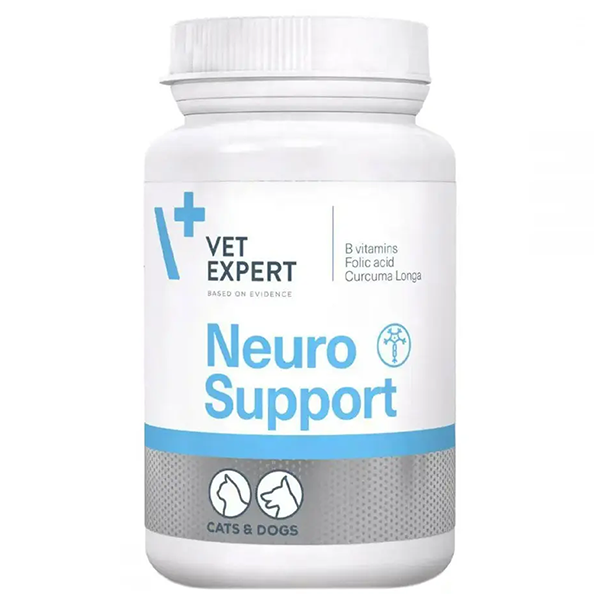 Харчова добавка Vet Expert NeuroSupport для собак та котів Вет Експерт підтримка нервової системи 45капс