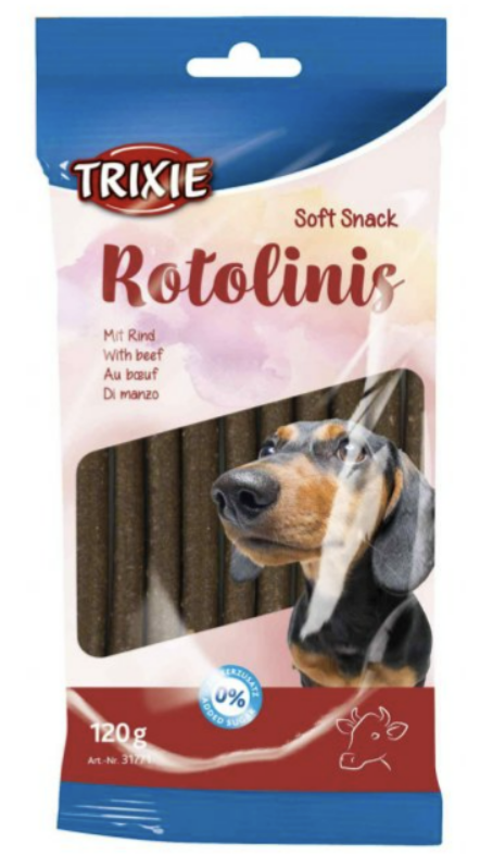 Ласощі Trixie TX-31771 Soft Snack Rotolinis для собак з яловичиною 120г