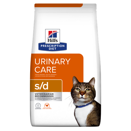 Сухий корм Hills PD s/d Urinary Care для котів для розчинення струвітних уролітів 1,5кг