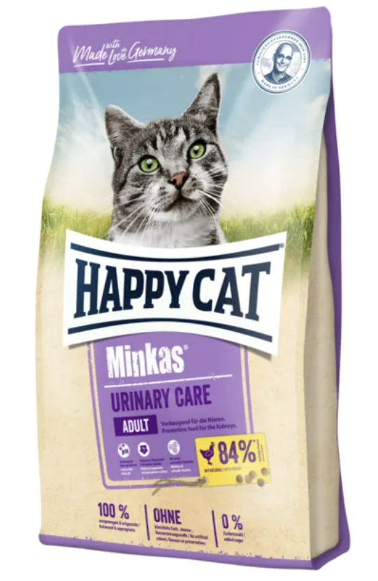 Сухой корм Happy Cat Minkas Urinary для кошек 1,5кг