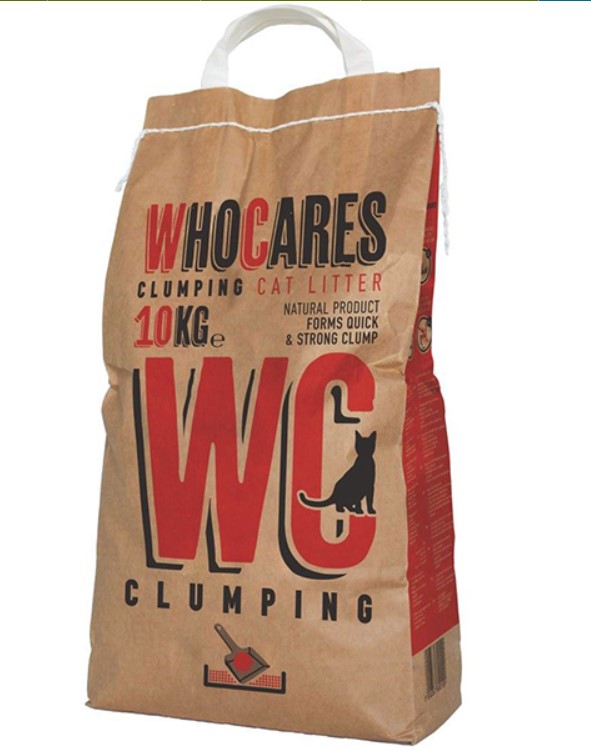Наповнювач WhoCares Clumping ВіСі для котячого туалета грудкуючий 10кг