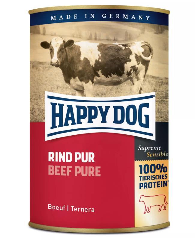 Вологий корм  Happy Dog Beef Pure для собак з яловичиною 400г