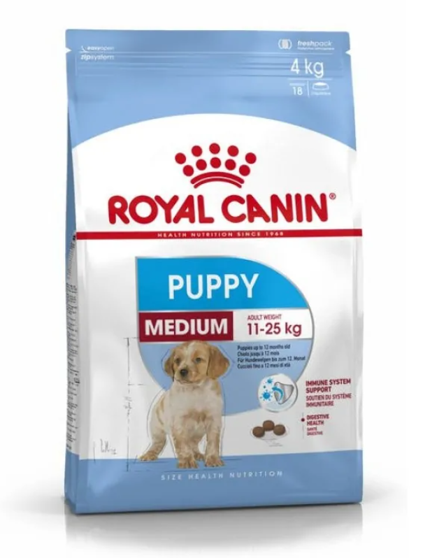 Сухой корм Royal Canin Medium Puppy для щенков средних пород 4кг