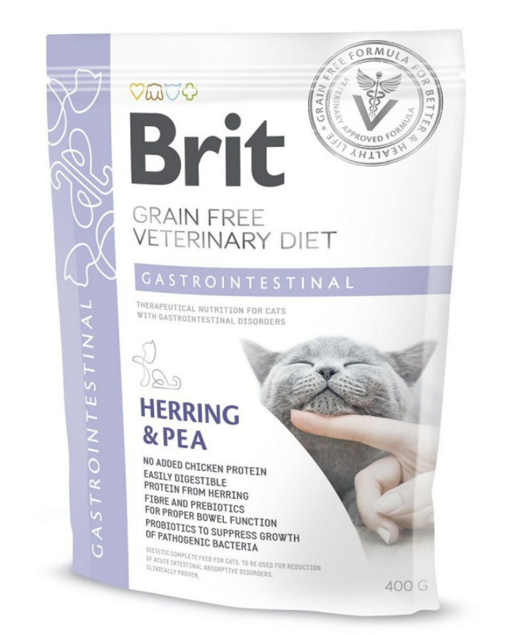 Сухий корм Brit GF Veterinary Diet Cat Gastrointestinal для котів з розладом кишечника 400г
