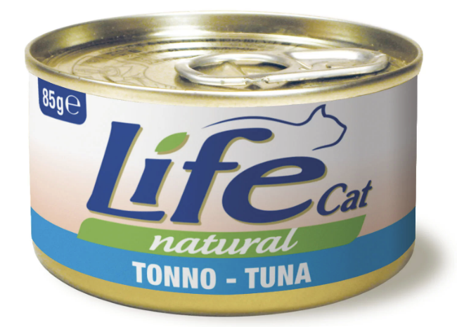 Влажный корм LifeCat Tuna для кошек тунец 85г