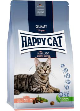 Сухий корм Happy Cat Culinary Atlantik-Lachs для котів з довгою шерстю з лососем 300г