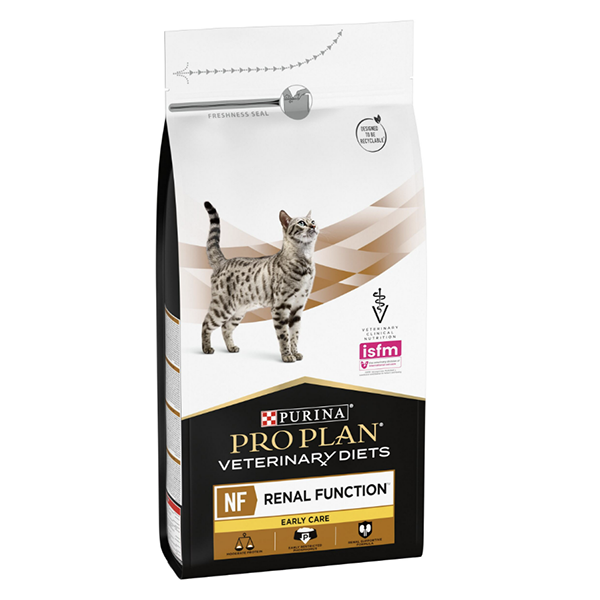 Сухий корм Purina Pro Plan NF Renal Function Early Care для котів ветеринарна дієта при хворобах нирок на ранніх стадіях з куркою 1,5кг