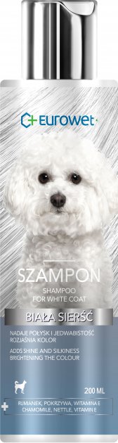 Eurowet Shampoo For White Coat - шампунь для собак светлых окрасов 200 мл
